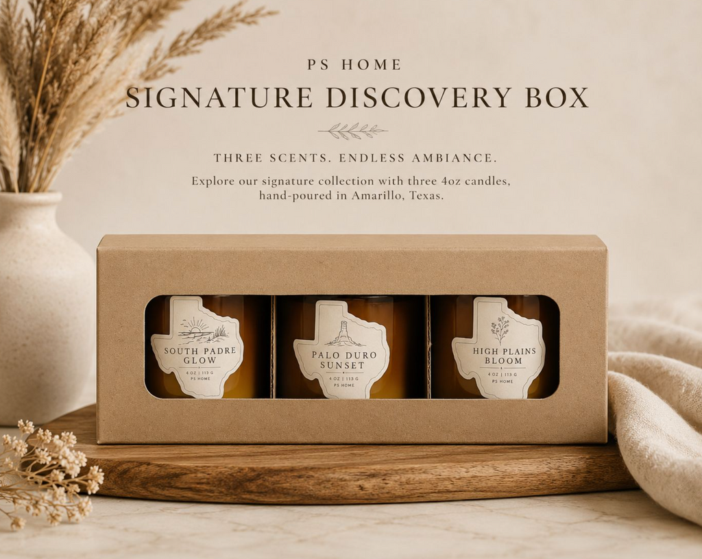 Signature Scent Discovery Box | 3 Beeswax + Tallow Candles