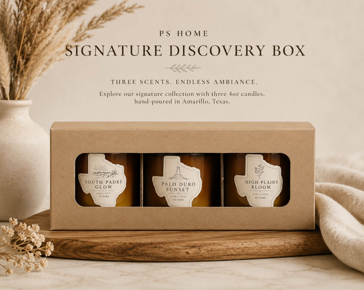 Signature Scent Discovery Box | 3 Beeswax + Tallow Candles