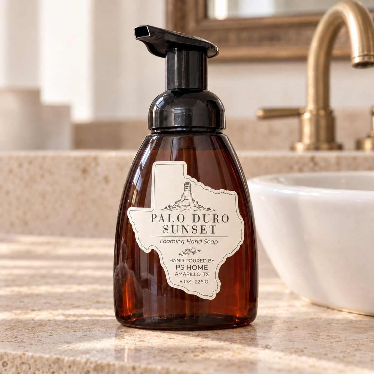 PS Home Plant-Based Foaming Hand Soap | Organic Castile Soap | 8 oz